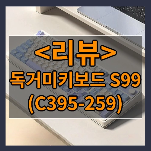 독거미키보드 S99 리뷰 - (C395-259)
